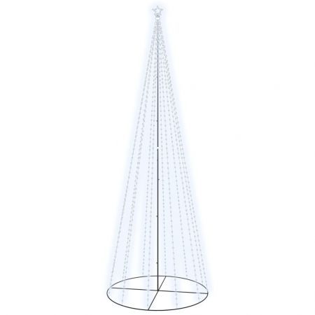 Christmas Cone Tree Cold White 732 LEDs 160x500 cm