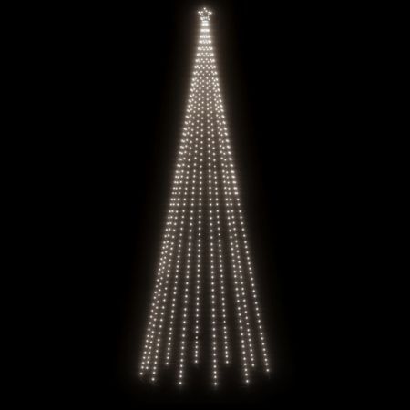 Christmas Cone Tree Cold White 732 LEDs 160x500 cm