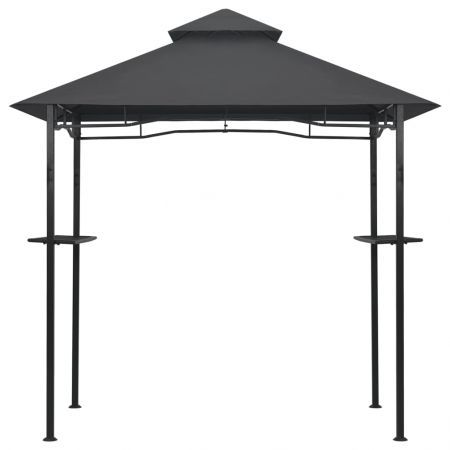 BBQ Gazebo 240x150x255 cm Anthracite Steel