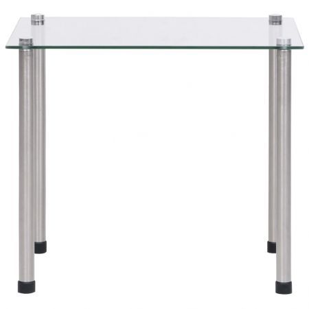 Nesting Tables 3 pcs Transparent Tempered Glass