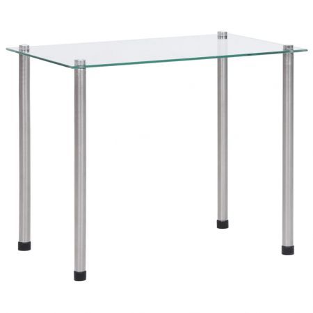 Nesting Tables 3 pcs Transparent Tempered Glass