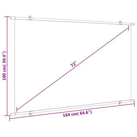 Projection Screen 72" 16:9