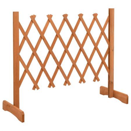 Garden Trellis Fence Orange 120x60 cm Solid Firwood