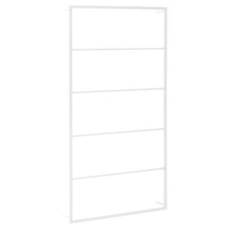 Towel Rack White 60x10x116 cm Steel