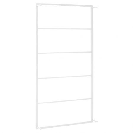 Towel Rack White 60x10x116 cm Steel