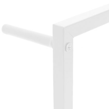 Towel Rack White 60x10x116 cm Steel