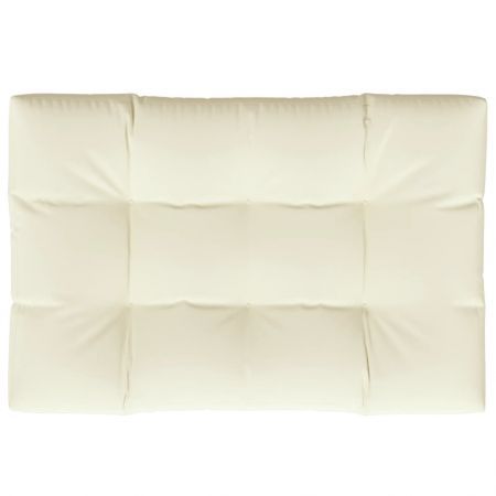 Pallet Cushion Cream 120x80x12 cm Fabric