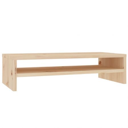 Monitor Stand 50x24x13 cm Solid Wood Pine