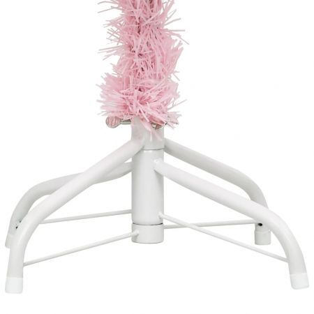 Artificial Christmas Tree with Stand Pink 180 cm PVC