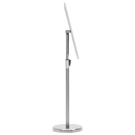 A4 Pedestal Poster Stand Silver Aluminium Alloy