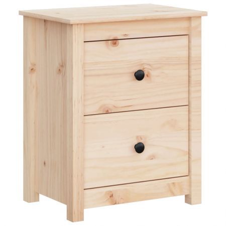 Bedside Cabinets 2 pcs 50x35x61.5 cm Solid Wood Pine