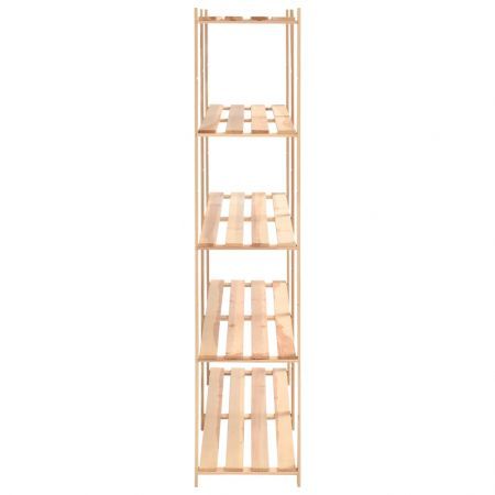 5-Tier Storage Rack 170x38x170 cm Solid Wood Pine 500 kg