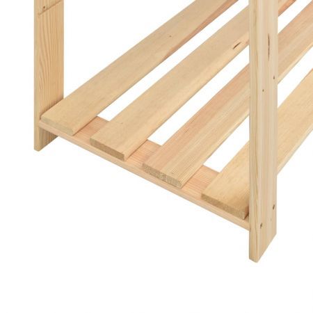 5-Tier Storage Rack 170x38x170 cm Solid Wood Pine 500 kg