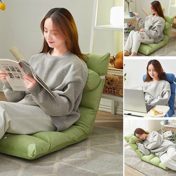 Folding Seat Cushion Lazy Sofa Soft Comfortable for HomeCoffee