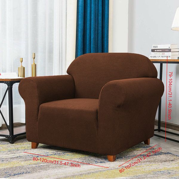 1/3 Seaters Elastic Sofa Cover Chair Seat Protector Stretch Slipcover Couch Case Home Office Furniture Decorations3 SeatersCamel