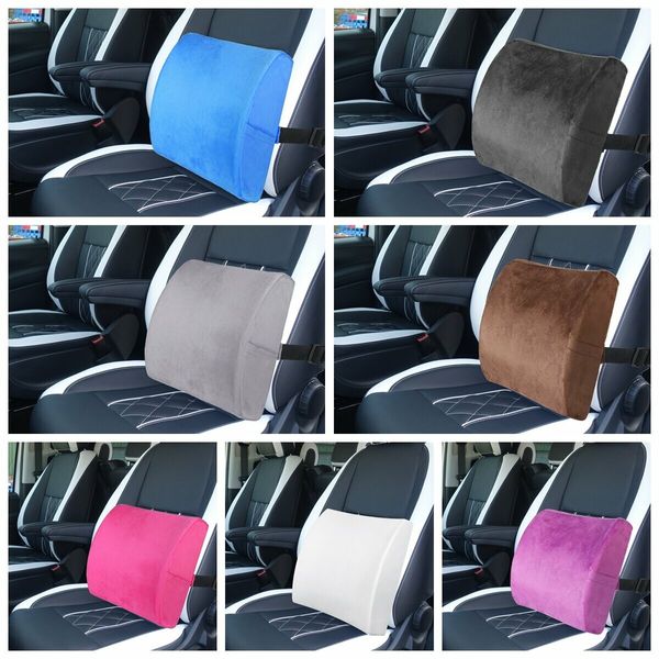 Memory Foam Back Cushion Everlasting Comfort Lumbar Support Pillow for Office Desk Chair for Car#01