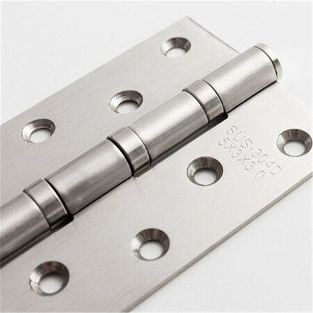 Stainless Steel Flat Opening Silent Bearing Hinge For Door Indoor Door Wooden Door Hinge For Common Door LeafBlack