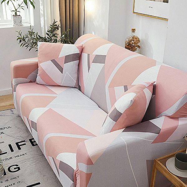 1/2/3/4 Seaters Elastic Sofa Cover Universal Chair Seat Protector Stretch Slipcover Couch Case Home Office Furniture Decoration#34 Seaters