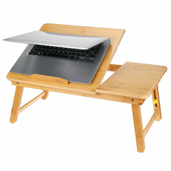 Adjustable Laptop Desk Stand Foldable Notebook Table Sofa Bed Tray Computer DeskM