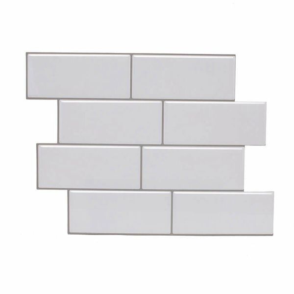 12inch DIY Tile Stickers 3D Brick Wall Self-adhesive Sticker Bathroom Kitchen#6