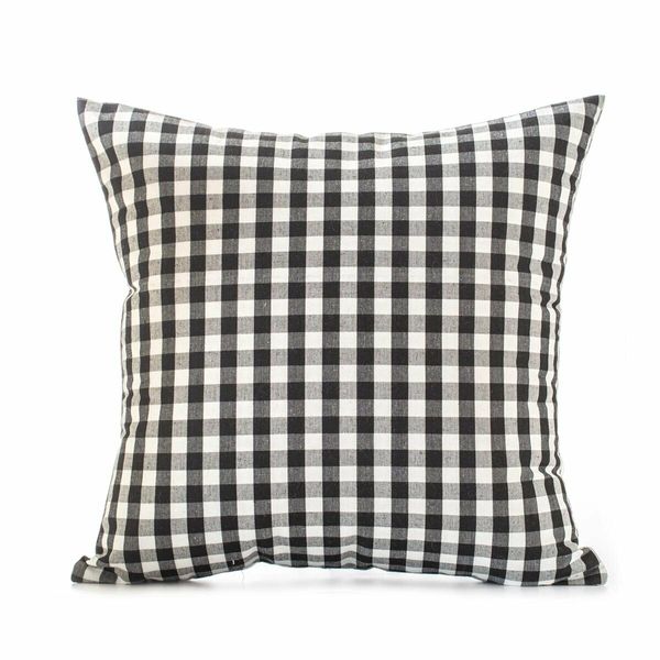 Retro Plaid Throw Pillow Case Cushion Cover 18''x18'' Pillow Protector for Bedroom Couch Sofa Bed Patio Chair Home Car DecorGreen C