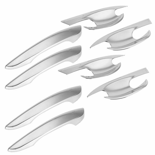 Chrome Handle Protective Cover Door Handle Outer Bowls Trim For Mazda CX-30 2020B 5Pcs