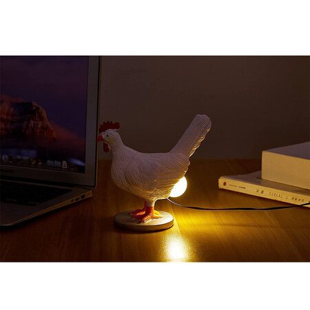 Chicken Egg lamp, 3D Chicken Table lamp，A Christmas Birthday Gift for Friends