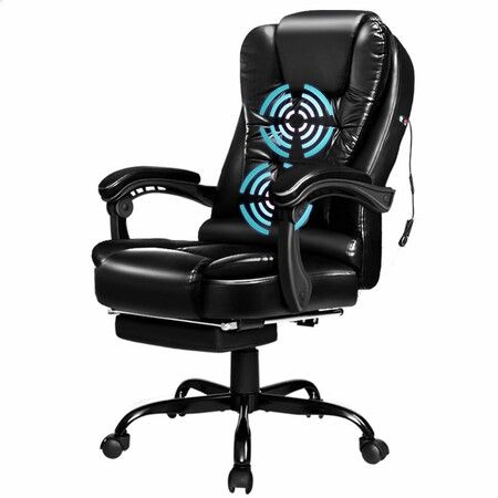 ALFORDSON Massage Office Chair Executive Gaming Racing PU Leather Work Seat