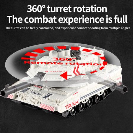 Remote Control Tank for Boys,RC Tank,  Material with Smoke Effect, Lights  Realistic Sounds,1:24 M1A2 Battle Tank Toy,Great Gift Toy for Kids