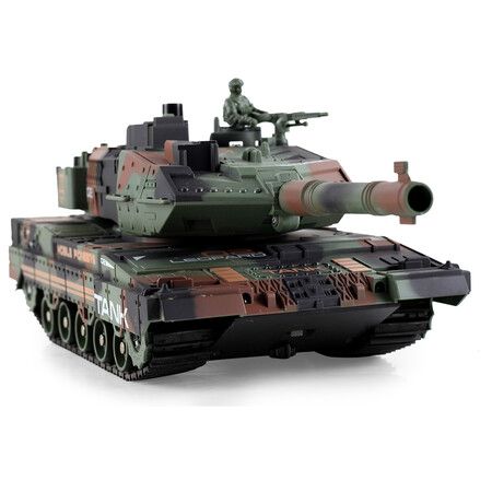 Remote Control Spray Tank for Boys,RC Tank, Smoke Effect, Lights Realistic Sounds,1:24   Battle Tank Toy,Great Christmas Gifts Toy for Kids