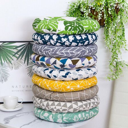 Seat Cushion Round Chair Cushion Mat Pillow Home Car Decorations Soft Sofa Cushion Simple Fashion Round Cushion#740cm