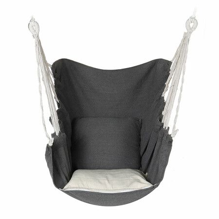 Hanging Rope Chair Max Load 200KG Hammock Swing Seat Indoor Outdoor Patio Porch Garden SuppliesPink