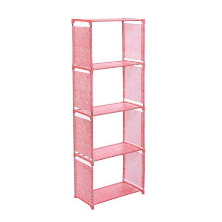 DIY Child Bookcase Stand Shelf Bookshelf Cube Shelf Storage Shelf File Shelf Creative Combination Layer ShelfGrey