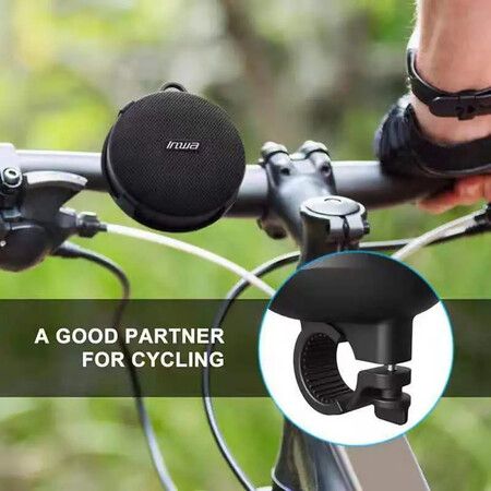 Wireless Bluetooth Bicycle Portable Speaker TF USB IPX7 Waterproof And Drop-proof For Outdoor Music Sound Bike Mount Color Red