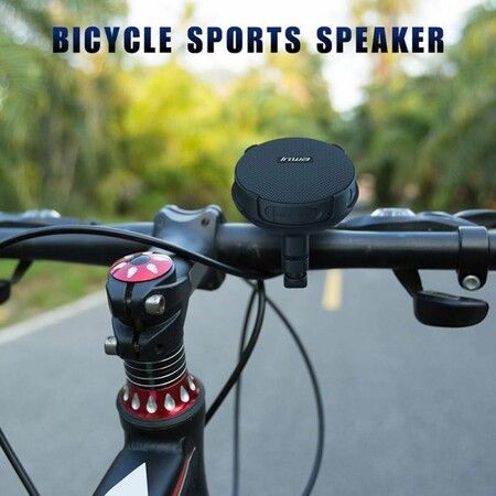 Wireless Bluetooth Bicycle Portable Speaker TF USB IPX7 Waterproof And Drop-proof For Outdoor Music Sound Bike Mount Color Red