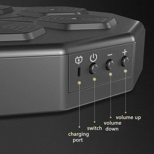 Smart Punching Boxing Pad Electronic Music Machine Home Training Wall Target Equipment Bluetooth Glove USB Charging