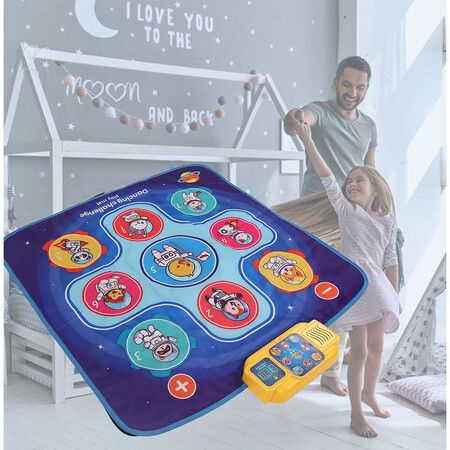 Kids Dance Mat, Electronic Dance Mat Endless Fun Bright Color Interactive Light Up Safe Soft for Children for Home