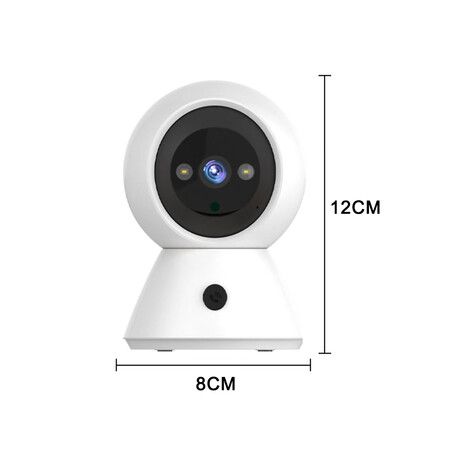 1080P Indoor Camera, Baby Monitor with Night Vision, Surveillance Camera Security Home Dog Pet Monitor, AI Motion Detection With 32G TF Card