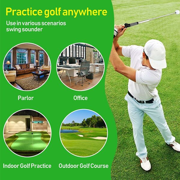 Golf Swing Practice Stick Telescopic Golf Swing Trainer Golf Swing Master Training Aid Posture Corrector Practice Golf Exercise