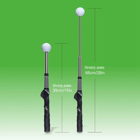 Golf Swing Practice Stick Telescopic Golf Swing Trainer Golf Swing Master Training Aid Posture Corrector Practice Golf Exercise