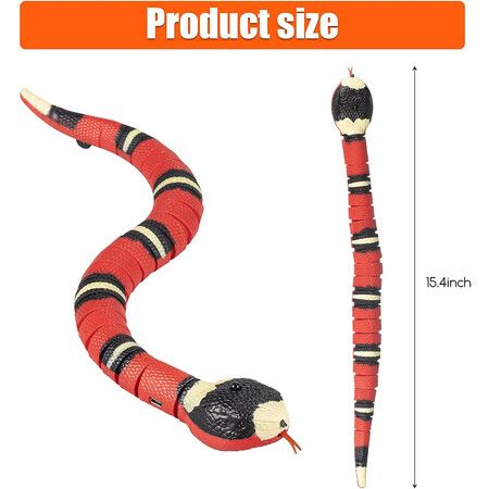 Cat Toys Electronic Smart Sensing Snake Toy for Pet Cat Toy Cat Interactive Toys