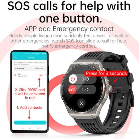 Newest Smart Watch Bluetooth Call Amoled Screen Ecg Blood Sugar Uric Acid Blood Lipid Body Temperature Radiation Level Color Brown