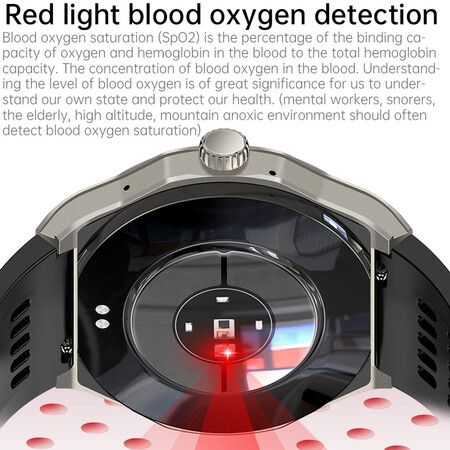 Newest Smart Watch Bluetooth Call Amoled Screen Ecg Blood Sugar Uric Acid Blood Lipid Body Temperature Radiation Level Color Black