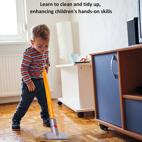 Toy Vacuum 3 In-1 Kids Vacuum Cleaner Set That Really Works Cordless Vacuum Interactive Toy for Children