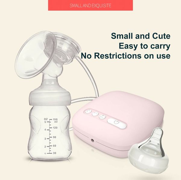 Electric Breast Pump Portable Automatic Milking Device Maternal BPA Free, No Toxic Ingredients Large Adjustable Suction Power Non-Manual