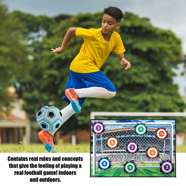 Football Throwing Target Sticky Soccer Throwing Target Game  Sports Game Toys Garden Lawn Outdoor and Indoor, Soccer Toys Gift for Children, Boys, Girls