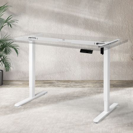 Levede Motorised Standing Desk Frame Only Single Motor Height Adjustable