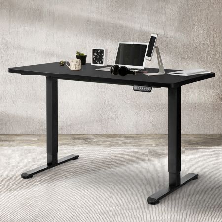 Motorised Standing Desk Adjustable 120cm Black 800x 1.5MM