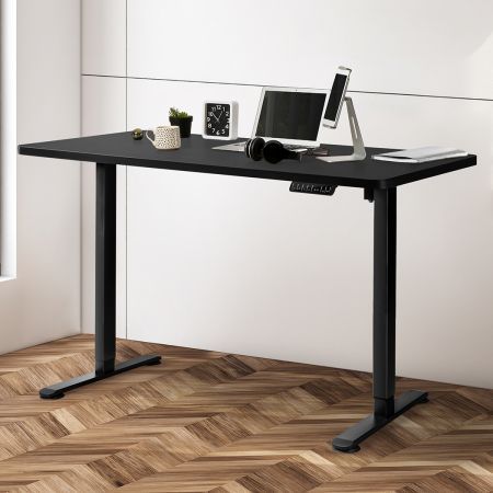 Motorised Standing Desk Height 120cm Black 800x 1.5MM