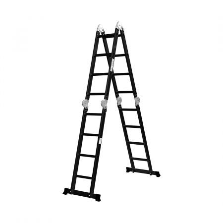 Traderight Multi Purpose Ladder Aluminium Folding Platform Extension Step 4.7M